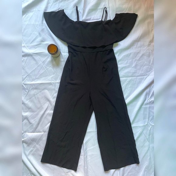 Crystal Doll Black Jumpsuit, Sleveless - Picture 1 of 3
